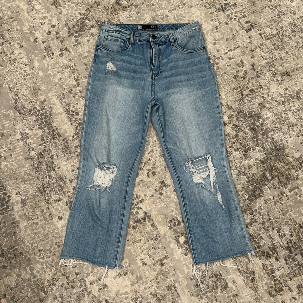 KUT from the Kloth crop jeans